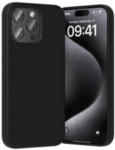 Vention Etui Silikonowe Vention KUFB0-30 do iPhone 15 Pro (czarny) 3