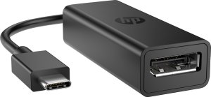 Adapter USB HP USB-C - DisplayPort Czarny  (8Y8Y1AA) 2