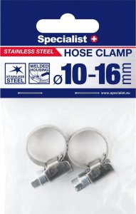 Specialist+ SPECIALIST+ stainless steel pl. clamp, 10-16 mm, 2 pcs. 1