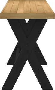 Biurko vidaXL Brązowe 120 cm x 50 cm 4