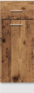 vidaXL Szafka z szufladą, stare drewno, 30x46x81,5 cm 4