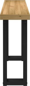 vidaXL Stolik konsolowy, NOAIN, 120x30x75 cm, lite drewno sosnowe 4