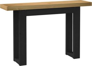 vidaXL Stolik konsolowy, NOAIN, 120x30x75 cm, lite drewno sosnowe 5