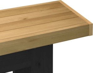 vidaXL Stolik konsolowy, NOAIN, 120x30x75 cm, lite drewno sosnowe 6