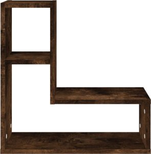 vidaXL Półki ścienne, 2 szt., przydymiony dąb, 50x15x50 cm 5