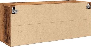 vidaXL Ścienna szafka TV, stare drewno, 100x30x41 cm 8