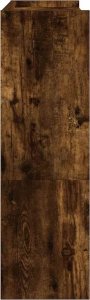vidaXL vidaXL Półka na buty, przydymiony dąb, 80x25x81 cm 5