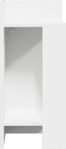 vidaXL vidaXL Stoliki boczne 2 szt. z półką, białe, 25,5x27x60 cm 5