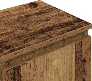 vidaXL Szafka TV, stare drewno, 102x30x36 cm 8