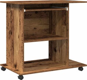 Biurko vidaXL Brązowe 80 cm x 50 cm 2