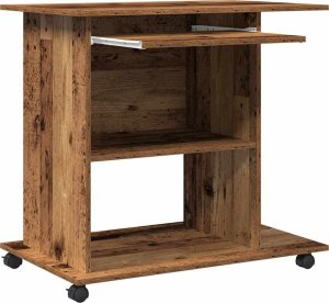 Biurko vidaXL Brązowe 80 cm x 50 cm 7