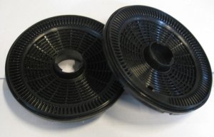 Silverline Silverline KUL13, Cooker hood filter, Black, Carbon, Plastic, Silverline, 16.3 cm, 2 pc(s) 2