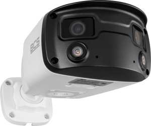 Kamera IP BCS Kamera tubowa panoramiczna IP 4Mpx BCS-P-PIP2X4FCL3-Ai1, NightColor, WhiteLight, mikrofon, głośnik 3