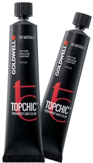 Goldwell TOPCHIC Farba pernamentna do włosów 6NBR - ciemny blond z refleksem bursztynu 60ml 1