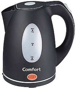 Czajnik Comfort Comfort 1.5l melna ar LED apg. 2000W DG2000-1026BK 1