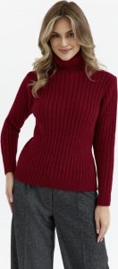 MOE M771 Sweter z golfem - bordowy (kolor Bordowy, rozmiar L/XL) 1
