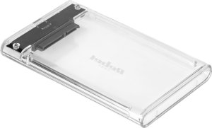 Kieszeń Rebel Obudowa dysku 2,5" SATA USB C 3.1  Rebel przeźroczysta 2