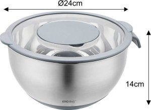 Rozdrabniacz Banquet MISKA STALOWA Z FUNKCJĄ TARKI SZATKOWNICY KINGHOFF KH-1862 17