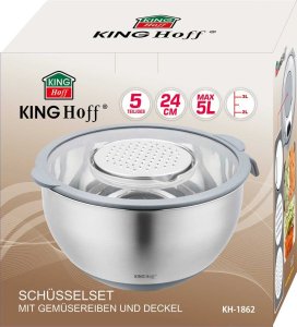 Rozdrabniacz Banquet MISKA STALOWA Z FUNKCJĄ TARKI SZATKOWNICY KINGHOFF KH-1862 19