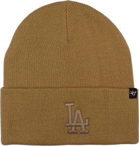 47brand Czapka zimowa Los Angeles Dodgers beżowa B-HYMKR12ACE-KHA 1