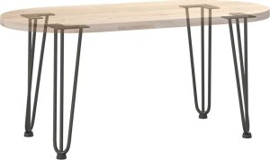 vidaXL Nogi do stołu Hairpin, 4 szt., antracyt, 42 cm, lita stal 8