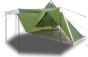 vidaXL Namiot rodzinny tipi, 6-osobowy, zielony, wodoszczelny 2