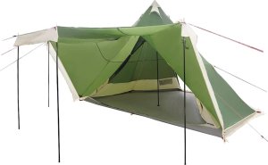 vidaXL Namiot rodzinny tipi, 6-osobowy, zielony, wodoszczelny 4