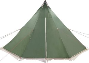 vidaXL Namiot rodzinny tipi, 6-osobowy, zielony, wodoszczelny 5