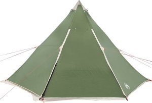 vidaXL Namiot rodzinny tipi, 6-osobowy, zielony, wodoszczelny 7