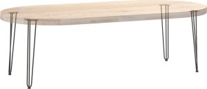 vidaXL Nogi do stołu Hairpin, 4 szt., antracyt, 72 cm, lita stal 8