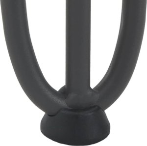 vidaXL Nogi do stołu Hairpin, 4 szt., antracyt, 30 cm, lita stal 9