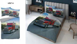 Detexpol  Pościel 3D satynowa z mikrowłókna TIR CIĘŻARÓWKA 160x200 Detexpol 1