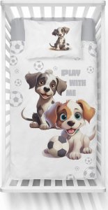 Detexpol  Pościel do łóżeczka Mali Piłkarze 100x135 Detexpol 3