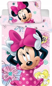 Jerry Fabrics Pościel do łóżeczka Myszka Minnie 100x135 Jerry Fabrics 1