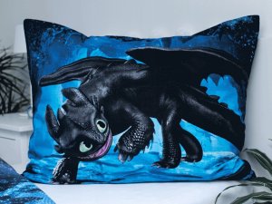 Jerry Fabrics Pościel świecąca w ciemności Jak wytresować Smoka 140x200 6