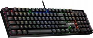 Klawiatura Defender Klawiatura przewodowa Defender MIRAX GK-352 MECHANICZNA podświetlana gaming RGB outemu blue 3
