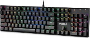 Klawiatura Defender Klawiatura przewodowa Defender MIRAX GK-352 MECHANICZNA podświetlana gaming RGB outemu blue 5