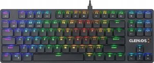 Klawiatura Defender Klawiatura bezprzewodowa Defender CLEIKOS GK-135 mechaniczna bluetooth + 2.4 GHz + kabel Gaming RGB outemu 1