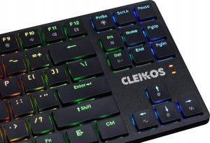 Klawiatura Defender Klawiatura bezprzewodowa Defender CLEIKOS GK-135 mechaniczna bluetooth + 2.4 GHz + kabel Gaming RGB outemu 11