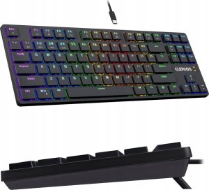 Klawiatura Defender Klawiatura bezprzewodowa Defender CLEIKOS GK-135 mechaniczna bluetooth + 2.4 GHz + kabel Gaming RGB outemu 17