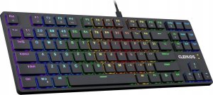 Klawiatura Defender Klawiatura bezprzewodowa Defender CLEIKOS GK-135 mechaniczna bluetooth + 2.4 GHz + kabel Gaming RGB outemu 3