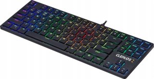 Klawiatura Defender Klawiatura bezprzewodowa Defender CLEIKOS GK-135 mechaniczna bluetooth + 2.4 GHz + kabel Gaming RGB outemu 7