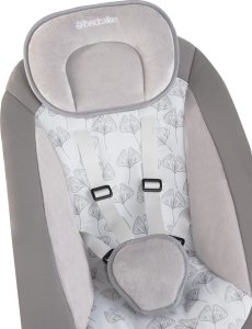 Tectake Huśtawka dziecięca Dogs, składana, 5 poziomów prędkości, timer - jasnoszary 6