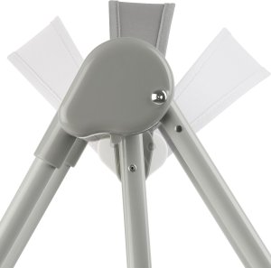 Tectake Huśtawka dziecięca Dogs, składana, 5 poziomów prędkości, timer - jasnoszary 8