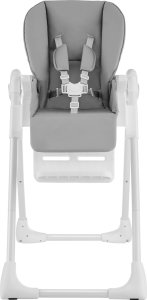 Tectake Krzesełko do karmienia Sophia, składane, regulowane, 5-punktowy pas - biały 3