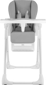 Tectake Krzesełko do karmienia Sophia, składane, regulowane, 5-punktowy pas - biały 4