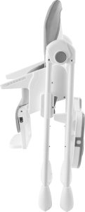 Tectake Krzesełko do karmienia Sophia, składane, regulowane, 5-punktowy pas - biały 10