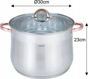 Klausberg KLAUSBERG GARNEK GASTRO Z POKRYWĄ 30cm 16L KB-7796 2