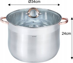 Klausberg KLAUSBERG GARNEK GASTRO Z POKRYWĄ 34cm 22,4L KB-7798 2