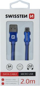 Swissten Swissten 71522304 kabel USB 2 m USB A Micro-USB B Złoto 11